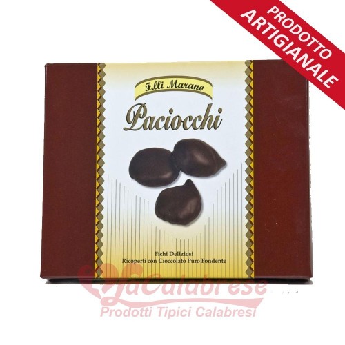 Paciocchi aux amandes recouvertes de chocolat. extra pur dark Marano Gr 250