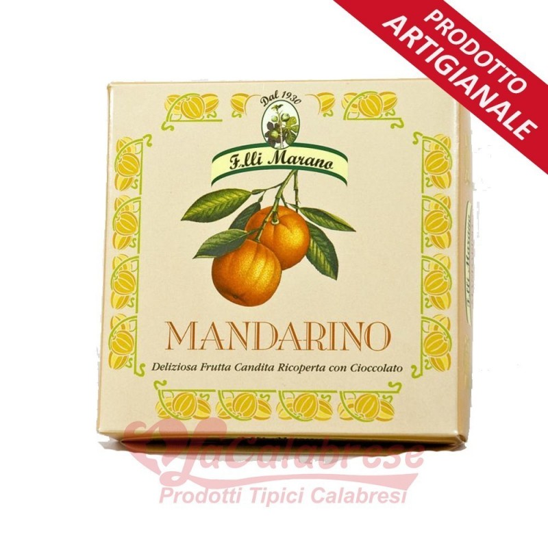  Mandarin wedges covered with Marano Gr 200 ciocc.puro extra dark