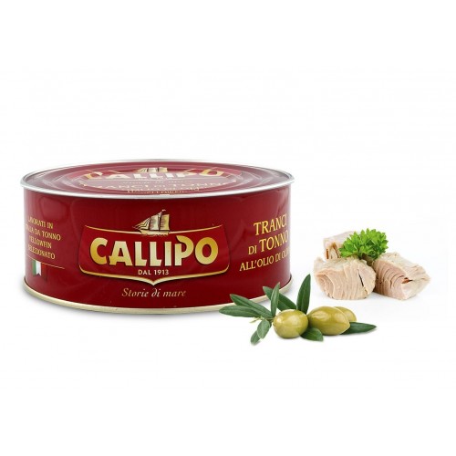 Slices of tuna callipo with...